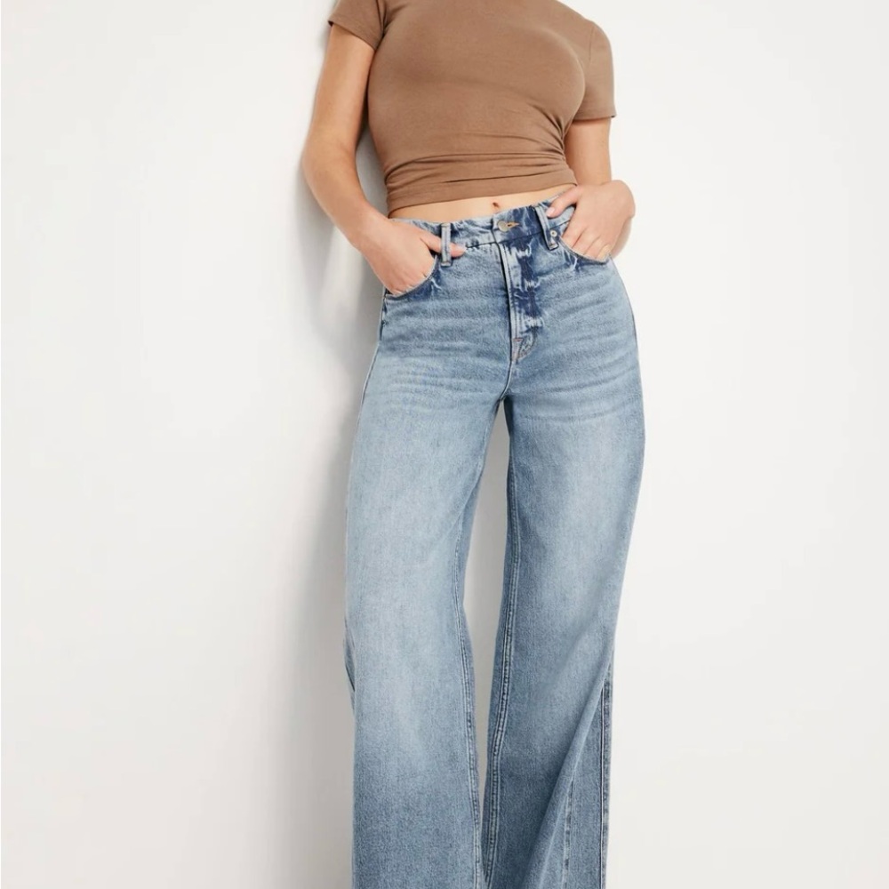 Good American Good Skate Loose Jeans 00 24